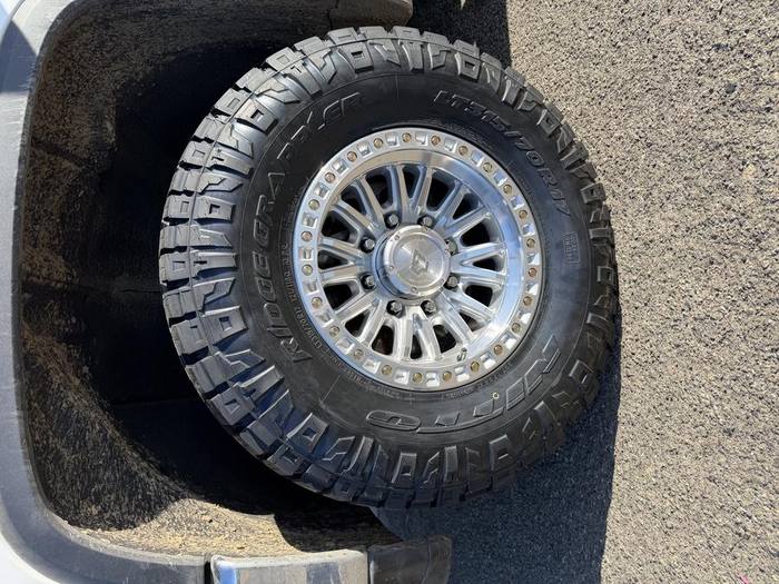 Nitto Ridge Grappler tires fitted to a work truck