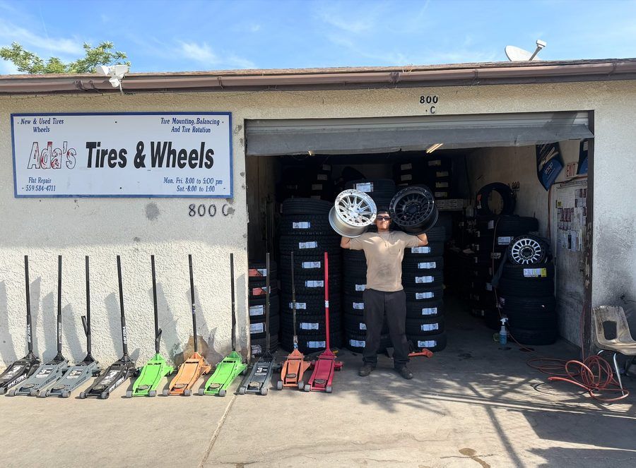 Adas Tires & Wheels shop on E Lacey Blvd in Hanford, California